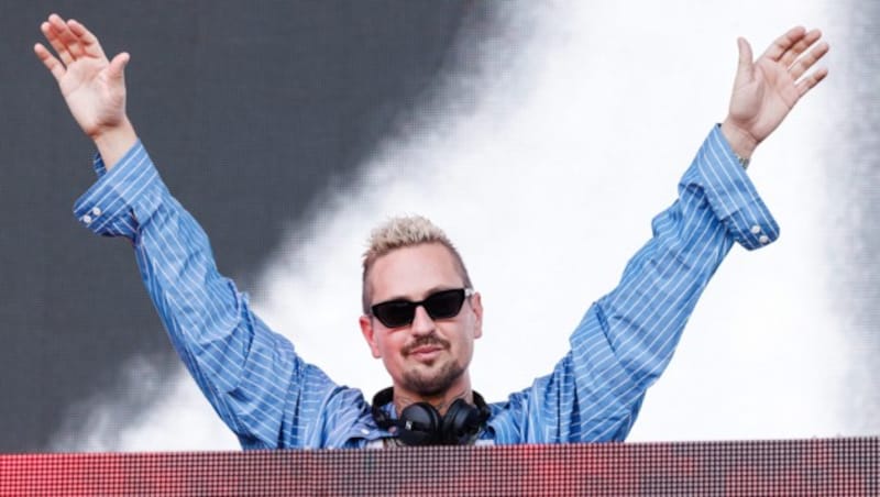 Ein Mann und seine Beatstation: Robin Schulz (Bild: APA/FLORIAN WIESER)