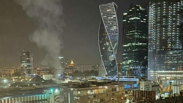Erneut wird Moskau Ziel eines ukrainischen Drohnenangriffs. (Bild: OSINT)