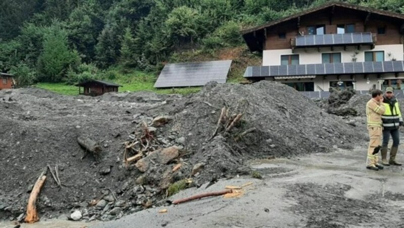 Das Unwetter führte zu schweren Schäden. (Bild: Land Salzburg/Manfred Höger)