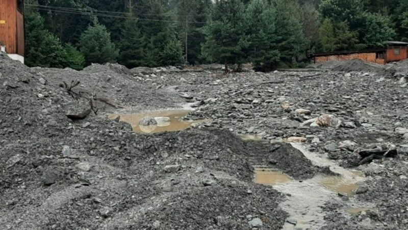 Der Regen verursachte zahlreiche Verwüstungen. (Bild: Land Salzburg/Manfred Höger)