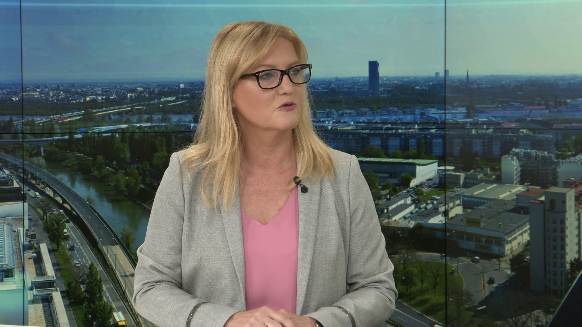 Niederösterreichs neue AMS-Chefin Sandra Kern. (Bild: krone.tv)