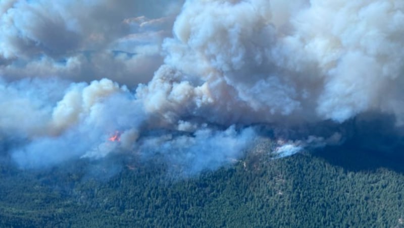 (Bild: APA/AFP/BC Wildfire Service/Handout)