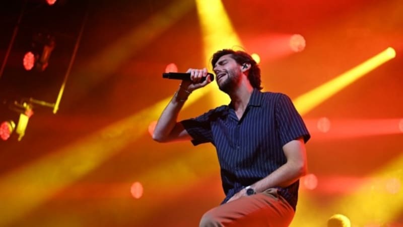 Von „Magia“ über seinen aktuellen Song „Muero“ bis hin zu „Sofia“: Alvaro Soler hatte in Linz alle seine Hits im Gepäck. (Bild: Wenzel Markus)