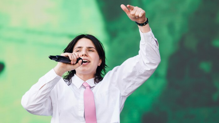 Newcomerin Filly bei ihrem größten Konzert