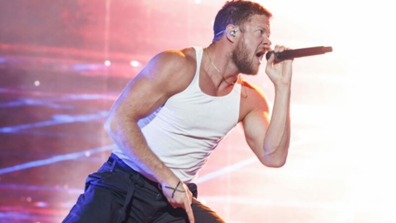 ID-Frontmann Dan Reynolds ist live immer auf Anschlag. (Bild: APA/FLORIAN WIESER)