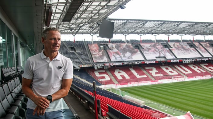 Stephan Reiter in „seiner“ Bullen-Arena.