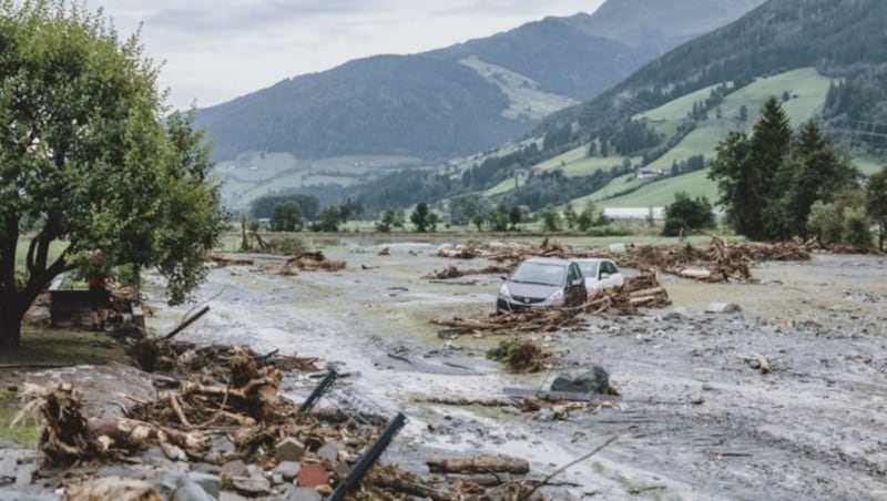 Schwere Schäden richtete das Unwetter an (Bild: EXPA/ JFK)