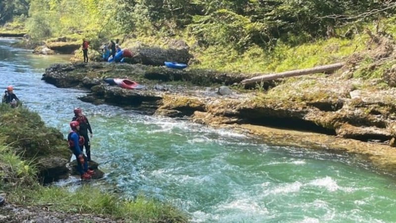 Die Suche blieb vorerst über Stunden erfolglos. (Bild: Österreichische Wasserrettung LV Steiermark)