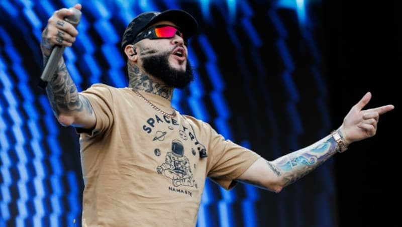 Angenehme Abwechslung im Sound: Farruko (Bild: APA/FLORIAN WIESER)