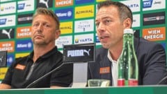 Zoran Barisic und Christoph Peschek zu gemeinsamen Rapid-Zeiten. (Bild: GEPA pictures)