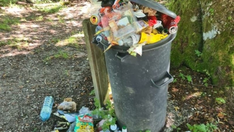 Die Kiosk-Betreiberin wünscht sich mehr Verständnis dafür, dass sie den Müll der Badegäste wegfahren muss und das Zeit kostet (Bild: zVg)