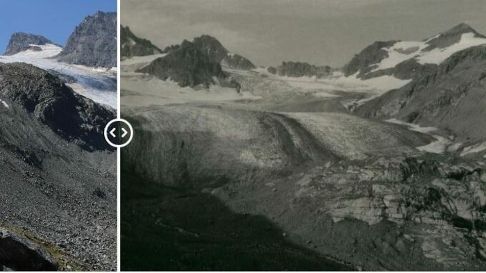 Der Jamtalgletscher verändert sich so schnell wie noch nie.
