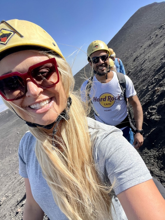 Im Liebes-Urlaub: Corinna Kamper und Danilo Campisi