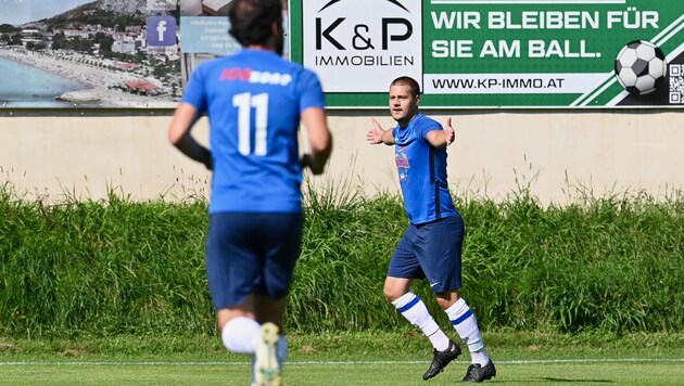 Bodensdorfs David Basta traf schon nach sieben Minuten zum 0:1. (Bild: BERND STEFAN)