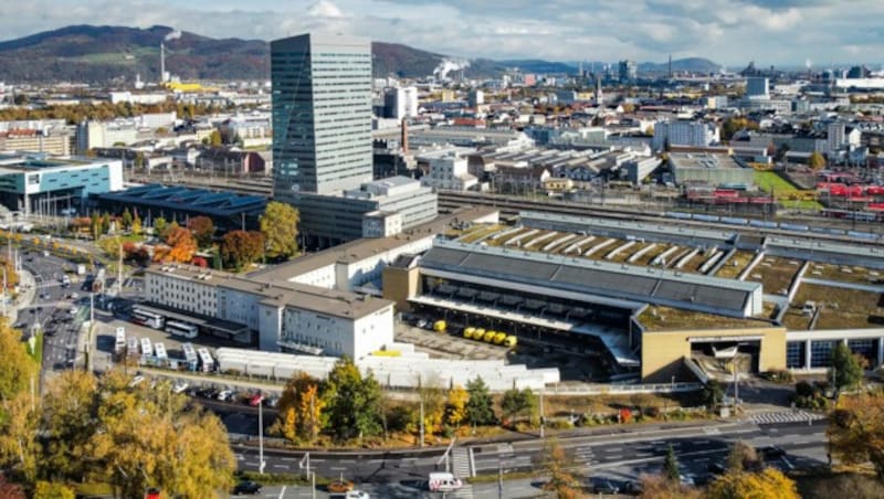 Die Postcity beim Hauptbahnhof (Bild: Alexander Schwarzl)