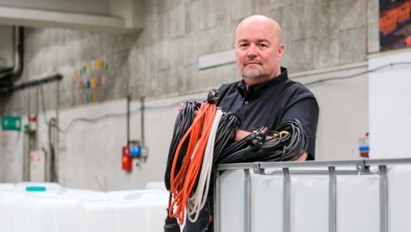 Karl Julian Schmidinger ist der technische Leiter des Festivals (Bild: Horst Einöder/Flashpictures)