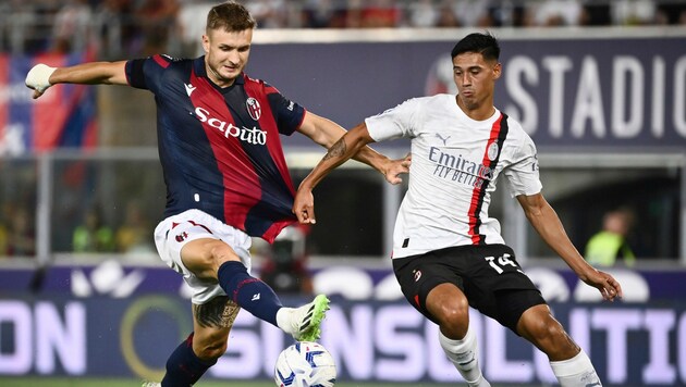 ÖFB-Legionär Stefan Posch verlor mit Bologna 0:2 gegen den AC Milan.