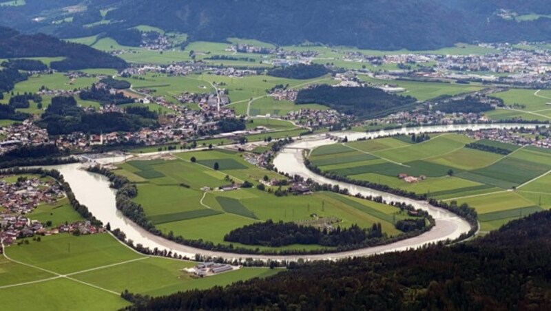 Die Innschleife bei Angath (Bild: zoom.tirol)