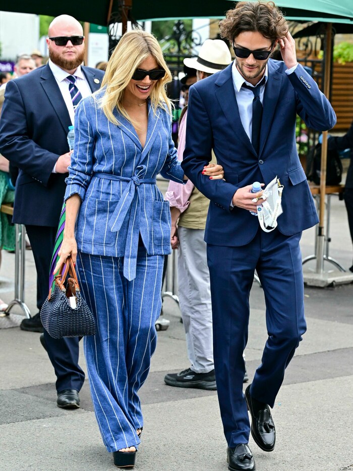 Sienna Miller mit ihrem Freund Oli Green in Wimbledon