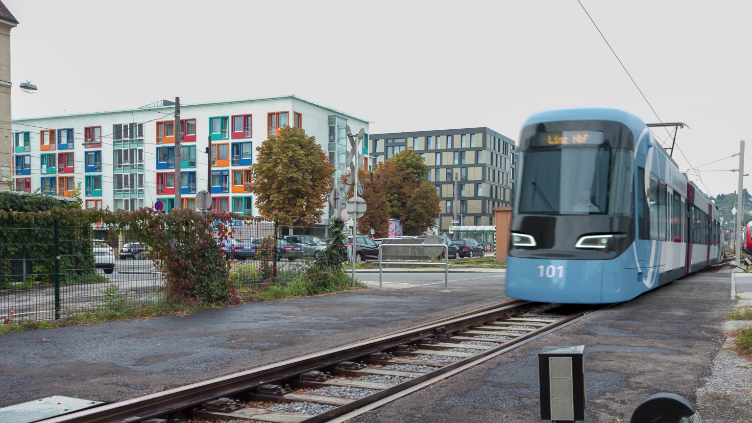 From 2032, the regional light rail system is to serve the city center of Linz for the first time. (Bild: Schiene OÖ)