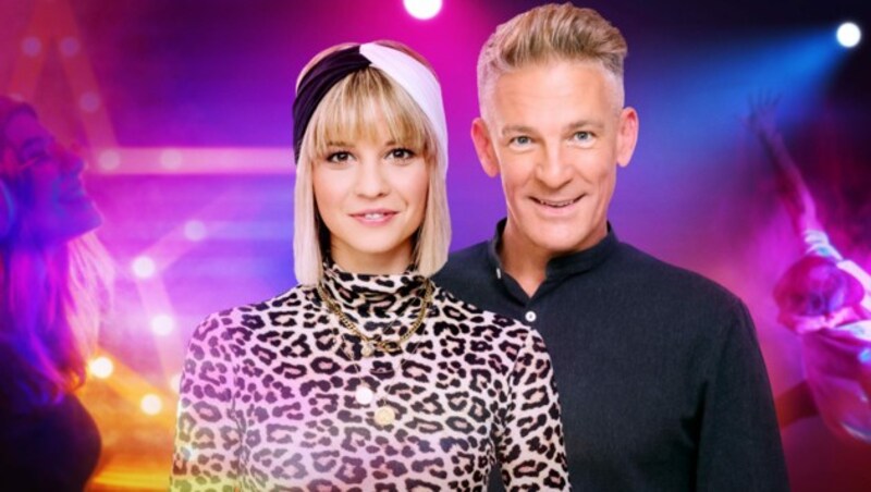 Fanny Stapf und Andi Knoll freuen sich schon jetzt auf die „Große Chance“, die im März im ORF startet. (Bild: ORF)