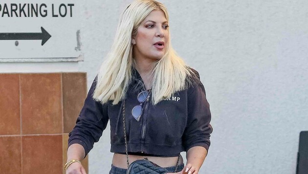 Tori Spelling, hier auf einem Foto aus dem letzten Jahr, wurde nach vier Tagen aus dem Spital entlassen. (Bild: www.PPS.at)