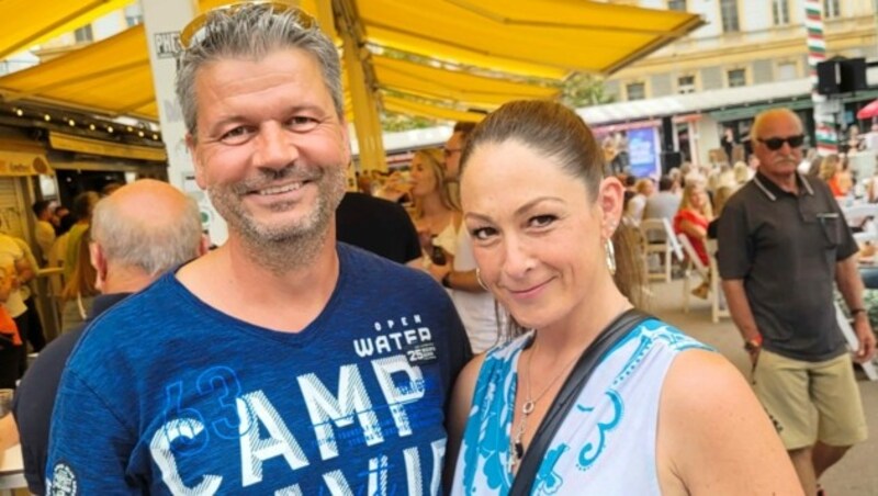 Auch Sportpark-Geschäftsführer Daniel Greiner feiert. (Bild: Tragner Christian)