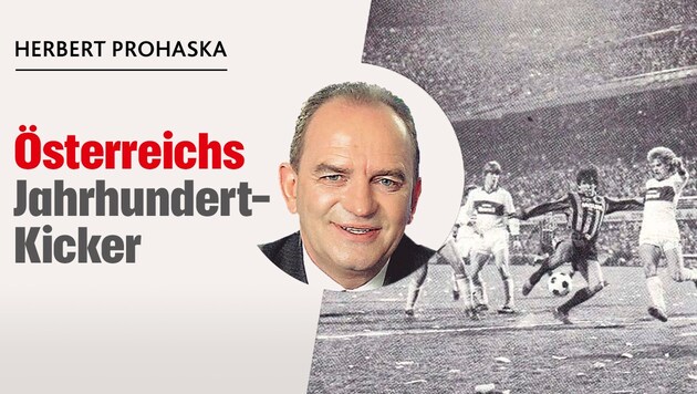Mit der Austria stoppte Herbert Prohaska 1983 hochnäsige Inter-Stars. (Bild: „Krone“, zVg)