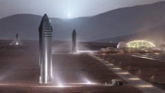 So stellt sich Musks Weltraumfirma SpaceX das Leben auf dem Mars vor.