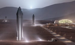 Für eine erfolgreiche Besiedelung des Mars dürften weniger Menschen nötig sein als bislang ...
