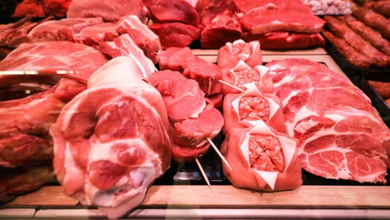 66 Prozent weniger Fleisch bringt 28 Prozent geringere Treibhausgase. (Bild: APA/dpa-Zentralbild/Jan Woitas)