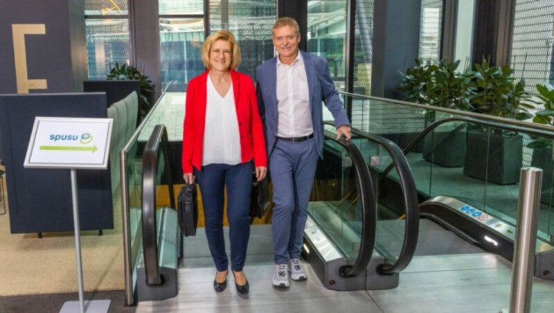 Geschäftsführer und Eigentümer von spusu Dipl.-Ing. Franz Pichler mit Gattin Andrea, Geschäftsführerin bei Help Mobile GmbH. und Home of spusu GmbH. (Bild: Foto Semrad)