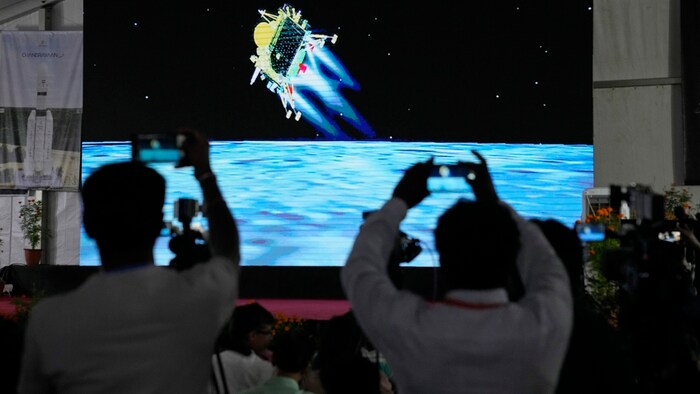 Forscher der Indian Space Research Organization (ISRO)