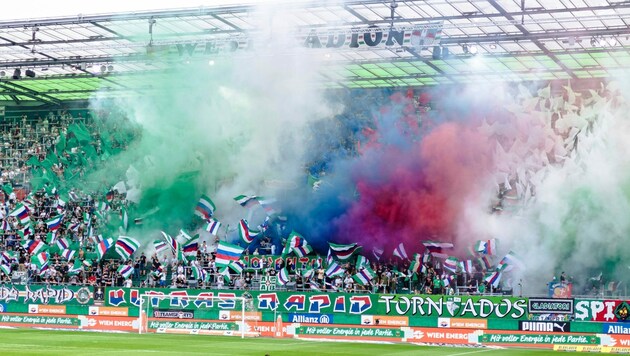 Volle Hütte! Rapid braucht die Energie von den Rängen. (Bild: urbantschitsch mario)