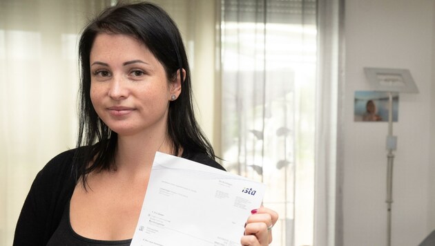 Mutter Verena Langenhagen aus Felixdorf fällt ein Stein von Herzen. (Bild: Doris Seebacher)