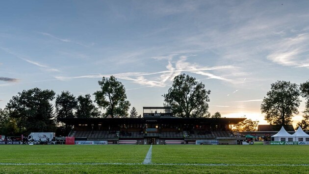 So ruhig wird es heute Abend auf der Birkenwiese beim Derby zwischen Dornbirn und Bregenz nicht mehr zugehen. (Bild: GEPA pictures)