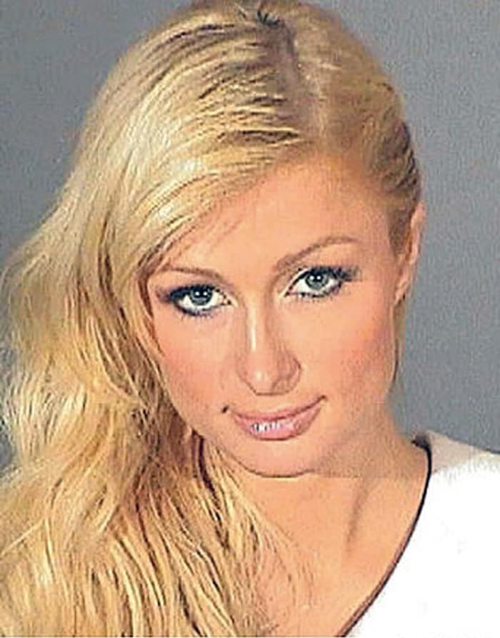 Mugshot von Paris Hilton