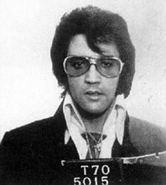 Mugshot von Elvis Presley