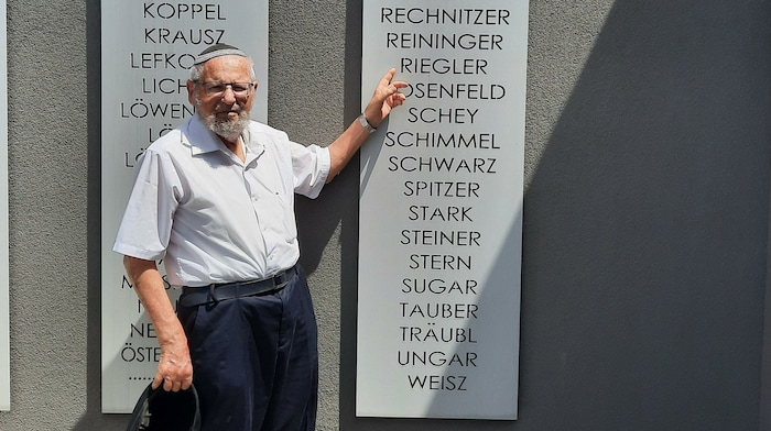 Michael Riegler bei der Gedenkstätte in Frauenkirchen. Auch mit ihm führte Herbert Brettl ein ...
