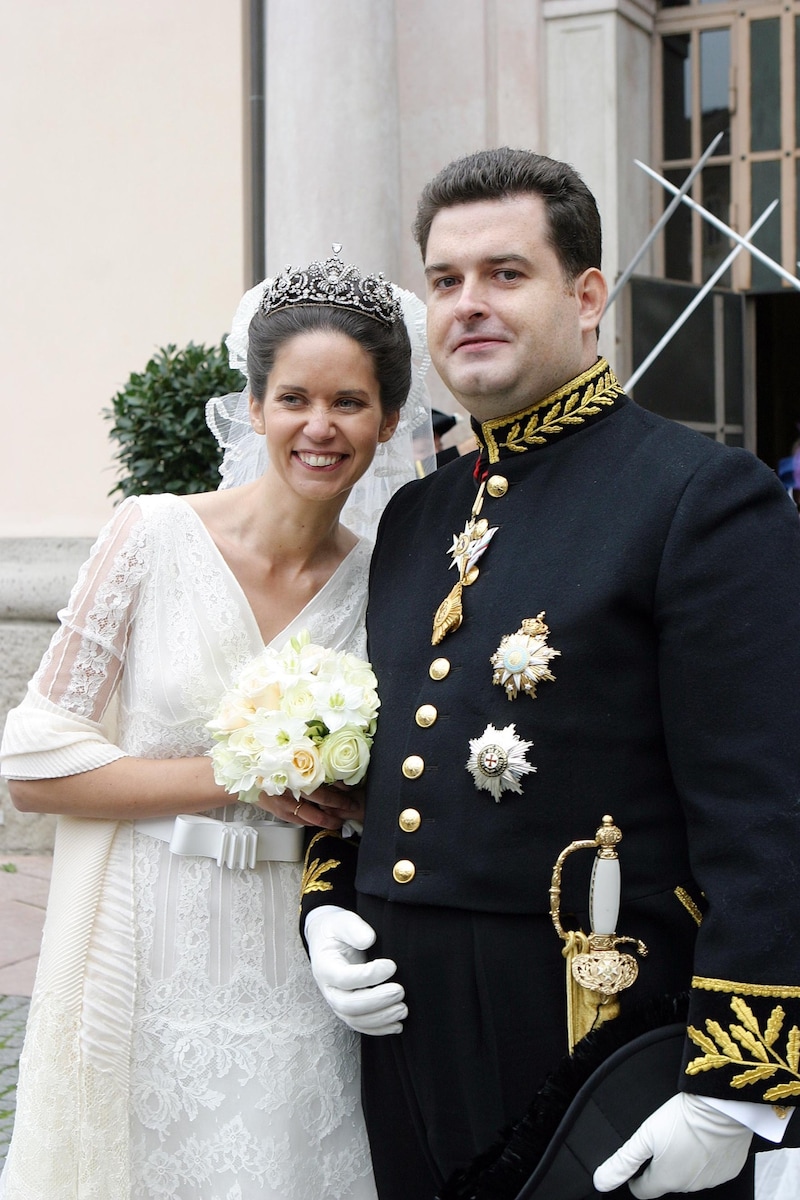 Anthony Bailey und Marie-Therese von Hohenberg bei ihrer Hochzeit 2007 (Bild: wildbild / Wild & Team / picturedesk.com)