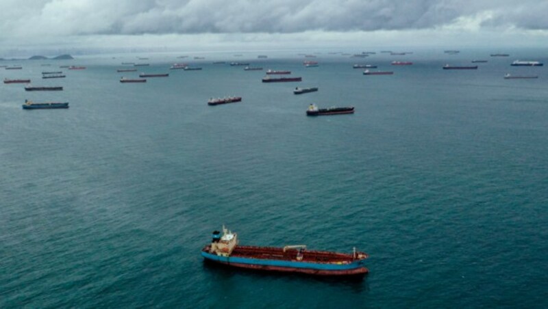 Wegen des geringen Niederschlags gibt es Beschränkungen bei der Befahrung des Panamakanals. (Bild: AFP/Luis ACOSTA)