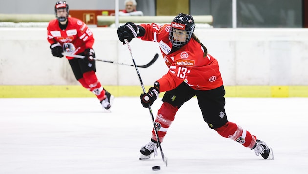 Tamara Grascher erzielte den zweiten Treffer. (Bild: GEPA pictures)