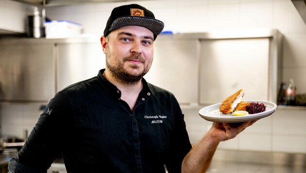 Zeller-Cordon-Bleu von „Aelium“-Haubenkoch Christoph Vogler aus St. Pölten. (Bild: Imre Antal)