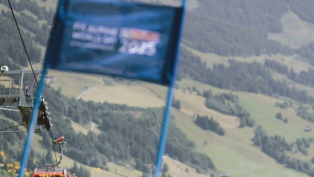 Saalbach ist schon bald bereit für die Ski-WM. (Bild: EXPA/ JFK)