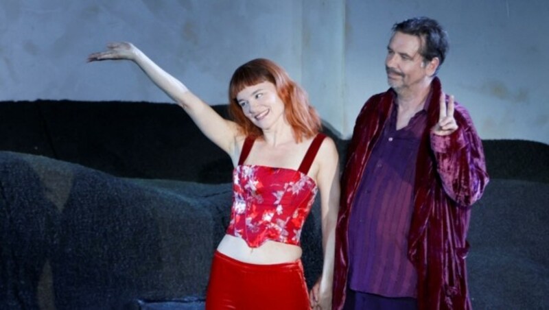 An der Seite von Michael Maertens spielt sie bei den Festspielen im Jedermann. (Bild: LEONHARD FOEGER)