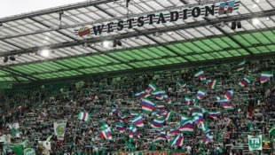 Rapid-Fans sind heute nicht erlaubt. (Bild: GEPA pictures)