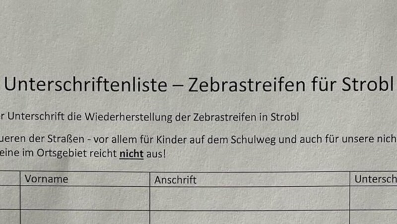 Die Formulare liegen in neun Betrieben im Ort auf. (Bild: zVg)