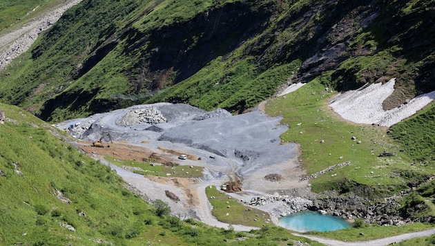 A holttestet a kapruni Maiskogel területén találták meg. (Bild: Hölzl Roland)