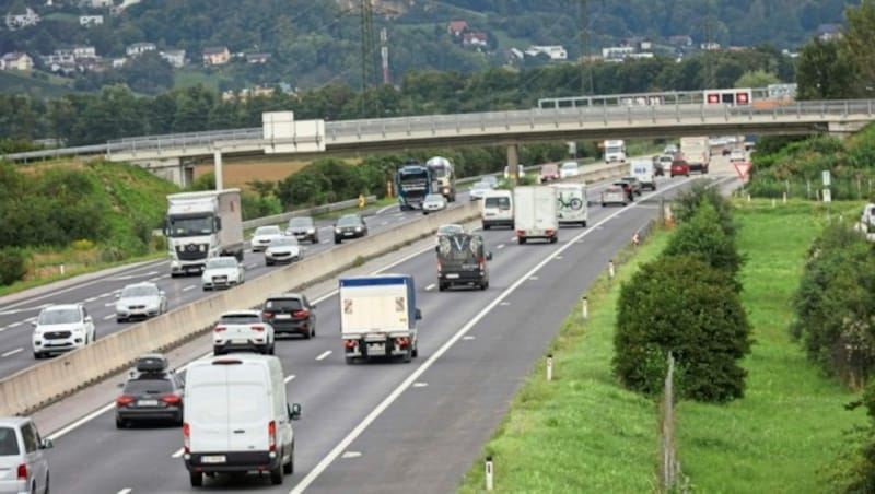 Die A9 südlich von Graz (Bild: Christian Jauschowetz)