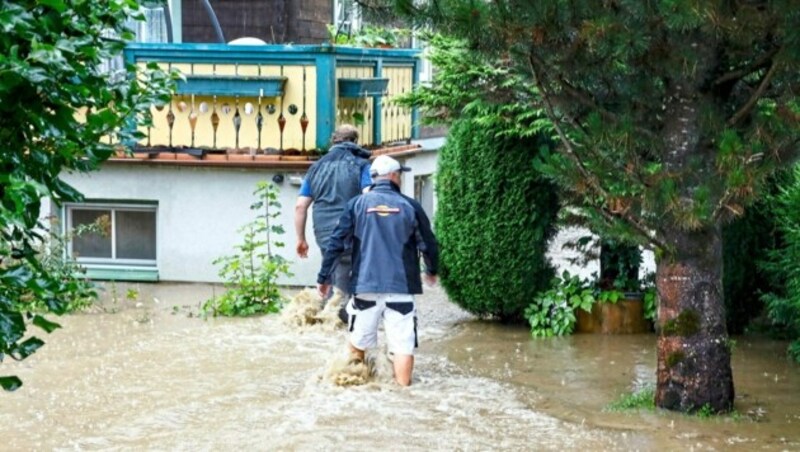 Bad Hofgastein steht unter Wasser (Bild: GERHARD SCHIEL)